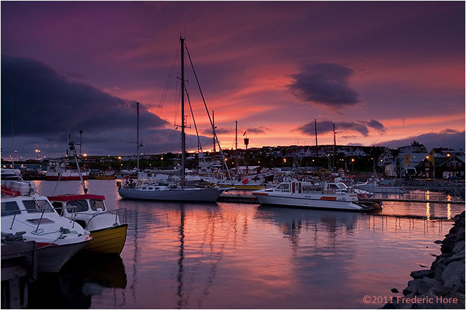 Husavik Harbour, North Iceland